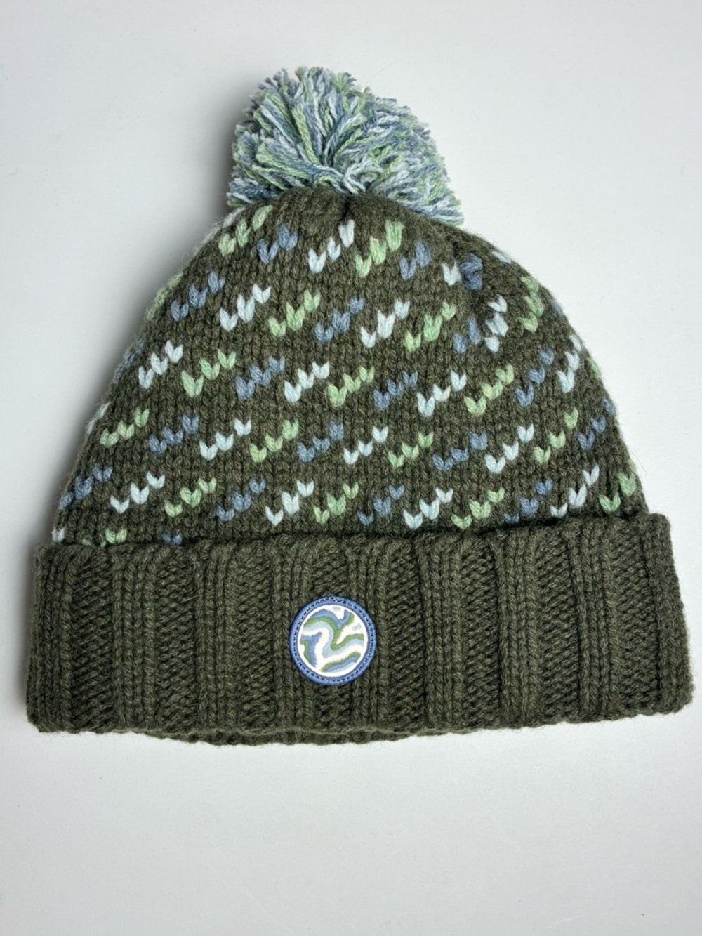Patagonia Snowbelle Beanie Pom Pom Wool Sustainable